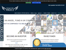 Tablet Screenshot of crowdforangels.com